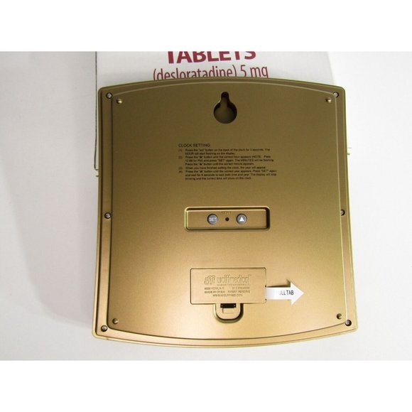 Pharmaceutical Drug Rep Clarinex Digital Wall Clock New - Picture 4 of 10